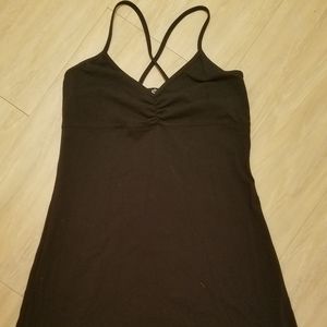 Prana black strappy dress